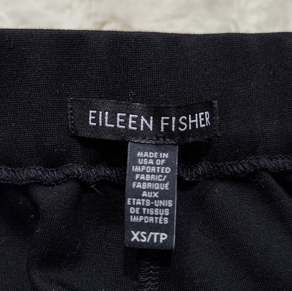 Eileen Fisher Women's Black Trouser Pants Size Extra Small - Picture 2 of 8